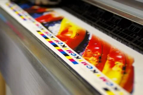 Printing CMYK marks Stock Photos