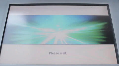 Printing of computer printer is pressing start Stock Footage 45401927