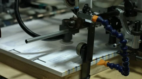 Printing data onto paper. Stock Footage 60838526