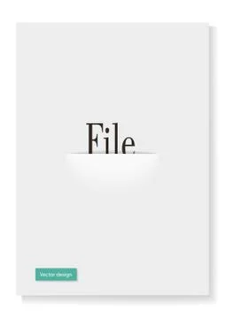 Printing design of the booklet, page. Stock Illustration