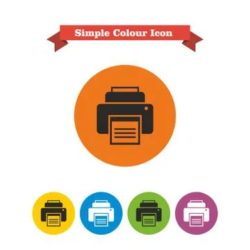 Printing document Stock-Illustration