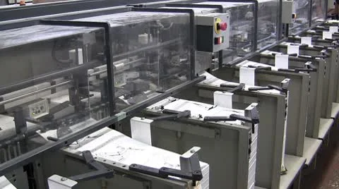 Printing factory Stock Footage 8966592