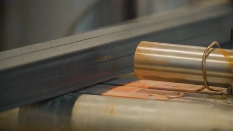 Printing at factory Video stock 230970443