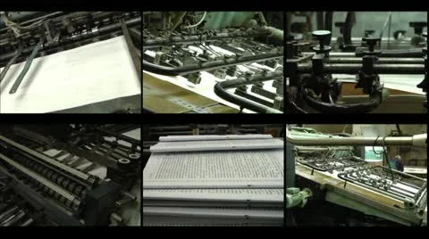 Printing Stock Footage 20538461