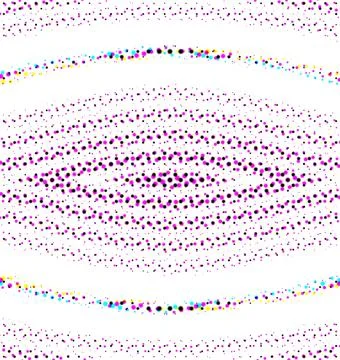 Printing Halftone Vector Elements for Prepress and Offset Production Illustrazione stock
