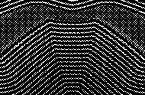 Printing Halftone Vector Elements for Prepress and Offset Production Illustrazione stock
