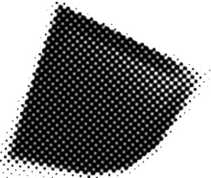 Printing Halftone Vector Elements for Prepress and Offset Production Illustrazione stock