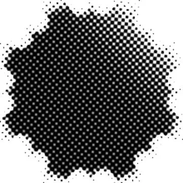 Printing Halftone Vector Elements for Prepress and Offset Production 库存插图