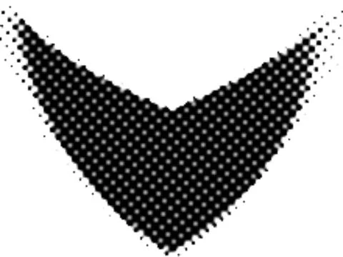 Printing Halftone Vector Elements for Prepress and Offset Production Illustrazione stock