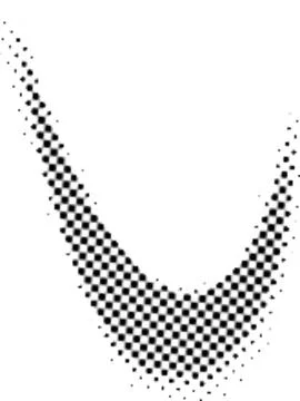 Printing Halftone Vector Elements for Prepress and Offset Production Illustrazione stock