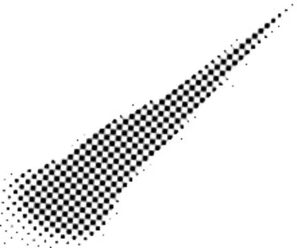Printing Halftone Vector Elements for Prepress and Offset Production 库存插图