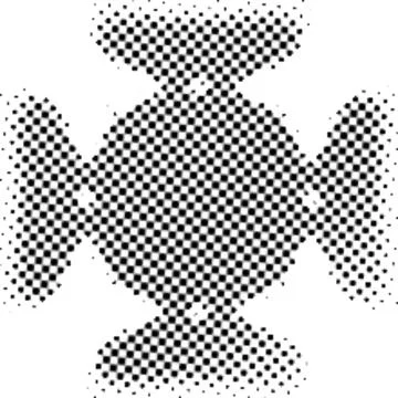Printing Halftone Vector Elements for Prepress and Offset Production 库存插图