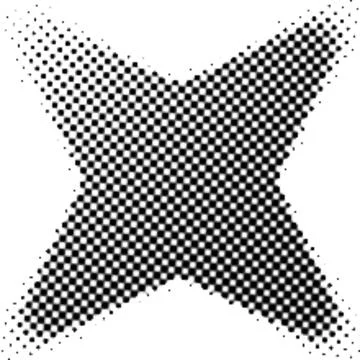 Printing Halftone Vector Elements for Prepress and Offset Production Illustrazione stock