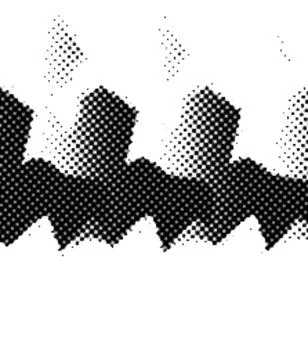 Printing Halftone Vector Elements for Prepress and Offset Production Dot Pa.. Illustrazione stock