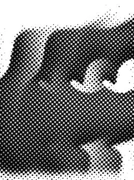 Printing Halftone Vector Elements for Prepress and Offset Production Dot Pa.. Stockillustratie