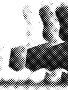 Printing Halftone Vector Elements for Prepress and Offset Production Dot Pa.. Stockillustratie