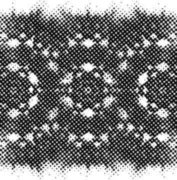 Printing Halftone Vector Elements for Prepress and Offset Production Dot Pa.. Illustrazione stock