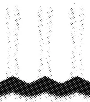 Printing Halftone Vector Elements for Prepress and Offset Production Dot Pa.. Stockillustratie
