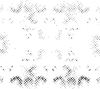 Printing Halftone Vector Elements for Prepress and Offset Production Dot Pa.. Stockillustratie
