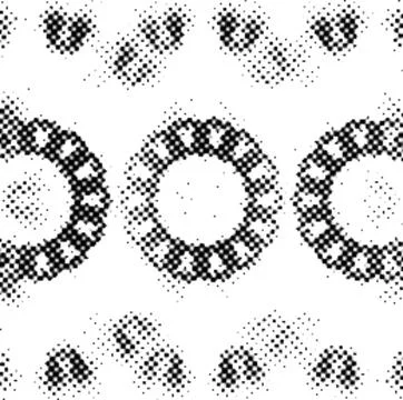 Printing Halftone Vector Elements for Prepress and Offset Production Dot Pa.. Stockillustratie
