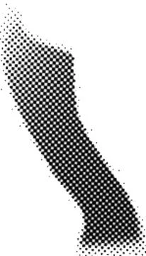 Printing Halftone Vector Elements for Prepress and Offset Production Dot Pa.. Stockillustratie