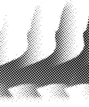 Printing Halftone Vector Elements for Prepress and Offset Production Dot Pa.. Stockillustratie