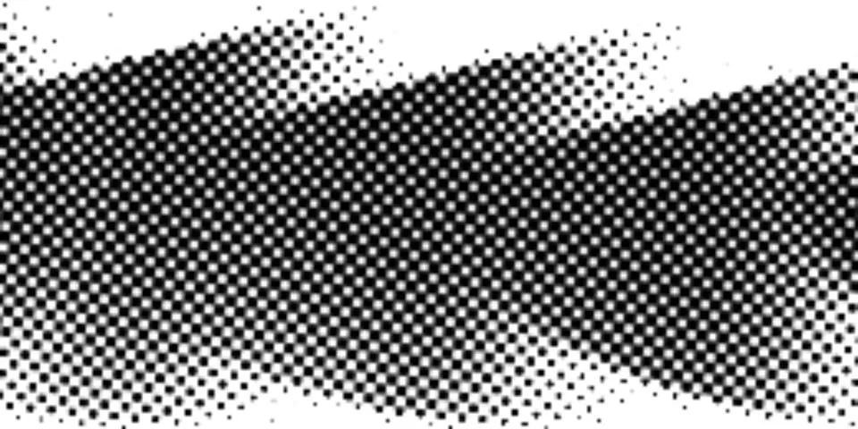 Printing Halftone Vector Elements for Prepress and Offset Production Dot Pa.. Illustrazione stock