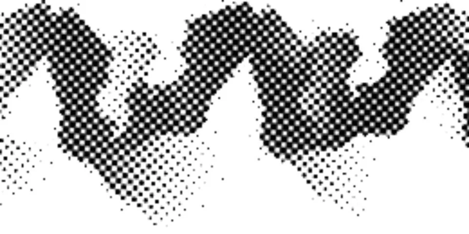 Printing Halftone Vector Elements for Prepress and Offset Production Dot Pa.. Stockillustratie