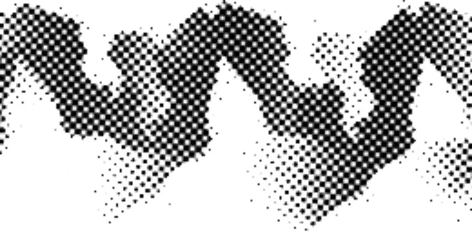 Printing Halftone Vector Elements for Prepress and Offset Production Dot Pa.. Stockillustratie