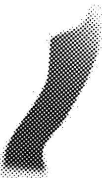 Printing Halftone Vector Elements for Prepress and Offset Production Dot Pa.. Stockillustratie