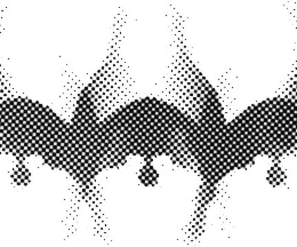 Printing Halftone Vector Elements for Prepress and Offset Production Dot Pa.. Stockillustratie