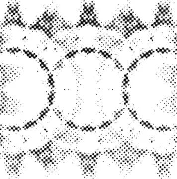 Printing Halftone Vector Elements for Prepress and Offset Production Dot Pa.. Stockillustratie