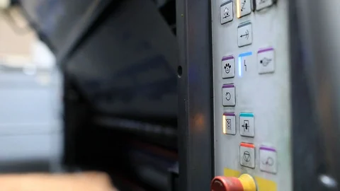 Printing house Vidéo 124640292