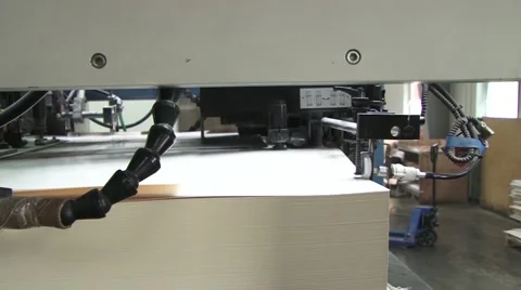Printing house. Typography. Part of the printing machine. Stock Footage 62348285