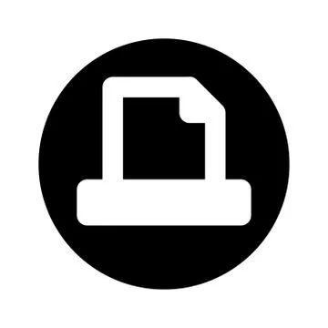 Printing Icon Stock Illustration