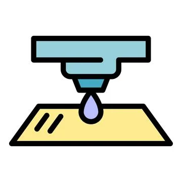 Printing ink icon vector flat Ilustración de archivo