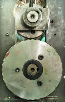 Printing labels on offset machine Stock Photos