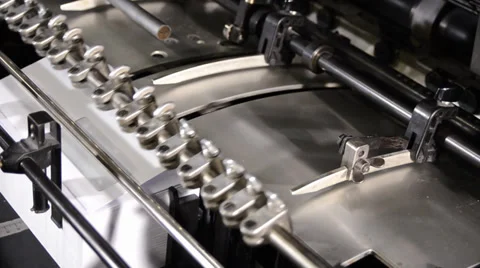 Printing machine Stock Footage 33562334