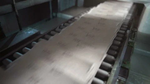 Printing Machine Video stock 38503324