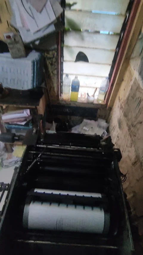 Printing Machine 스톡 동영상 236674653