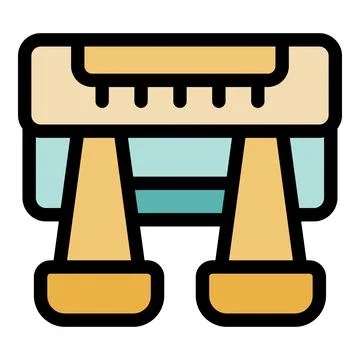 Printing machine using inkjet technology for high quality printing Illustrazione stock