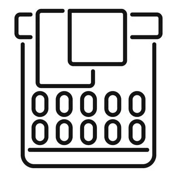 Printing machine using paper for working on project 스톡 일러스트