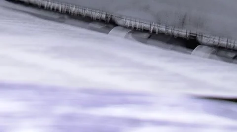 Printing machine working Stock Footage 45452529