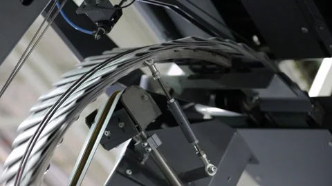 Printing machines in operation. Stock Footage 112211412