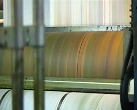Printing newspapers 2 Video stock 346489