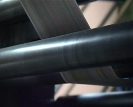 Printing newspapers 3 Video stock 346502
