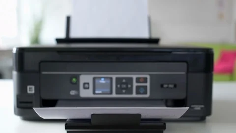 Printing Paper Looping Cinemagraph Stock Footage 104200464