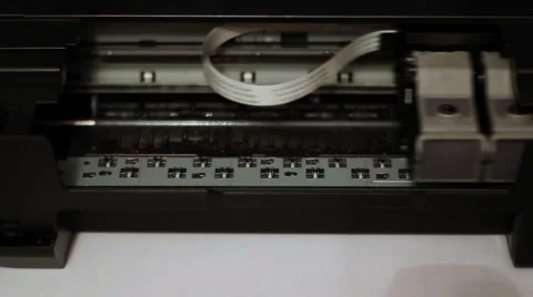 Printing Photo On The Printer Stock Footage 43804771