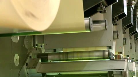 Printing plant production process. Stock Footage 66579868
