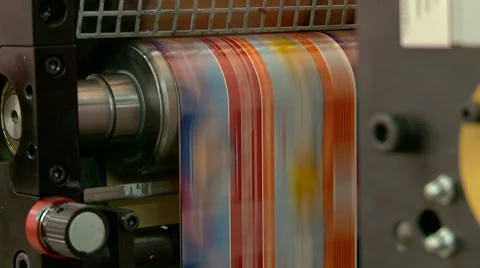 Printing plant production process. Stock Footage 66583519